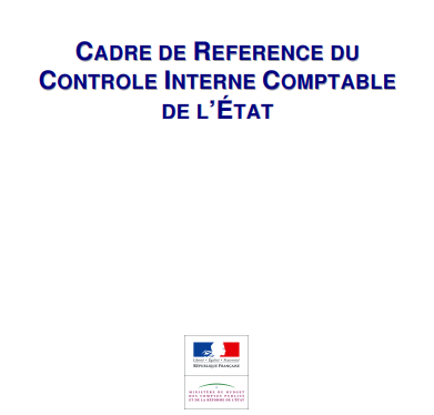 Cover of CADRE DE REFERENCE DU CONTROLE INTERNE COMPTABLE DE LETAT