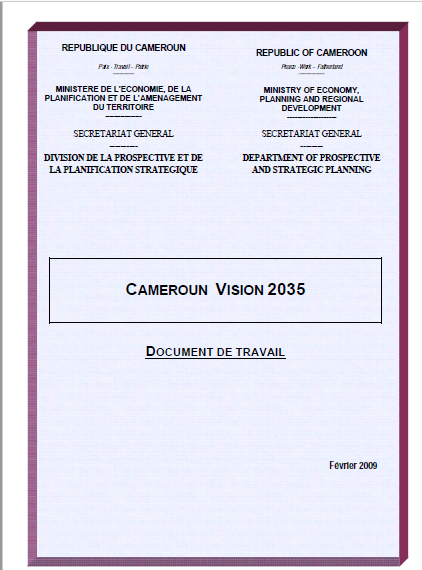 Cover of CAMEROUN VISION 2035