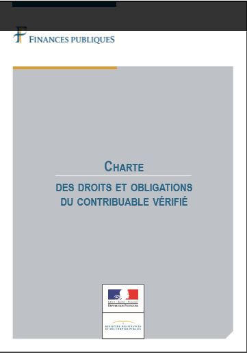 Cover of CHARTE DES DROITS ET OBLIGATIONS DU CONTRIBUABLE VERIFIE