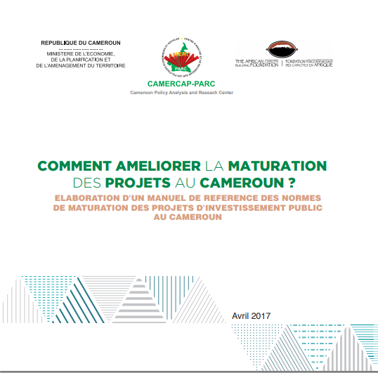 Cover of COMMENT AMELIORER LA MATURATION DES PROJETS AU CAMEROUN
