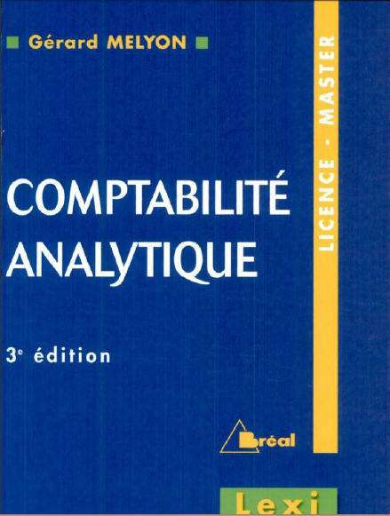 Cover of COMPTABILITE  ANALYTIQUE 3ED