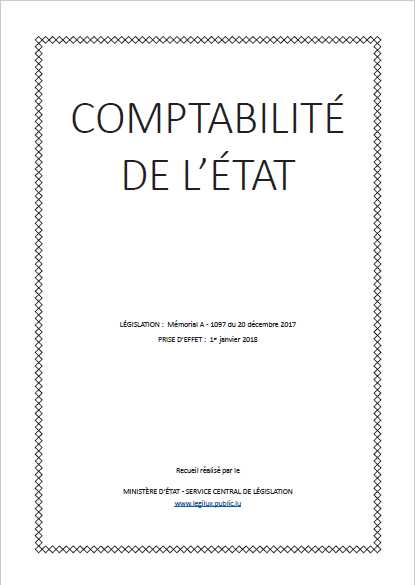 Cover of COMTABILITE DE LETAT
