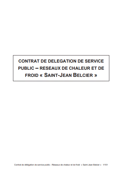 Cover of CONTRATS DE DELEGATION DE SERVICE PUBLIC