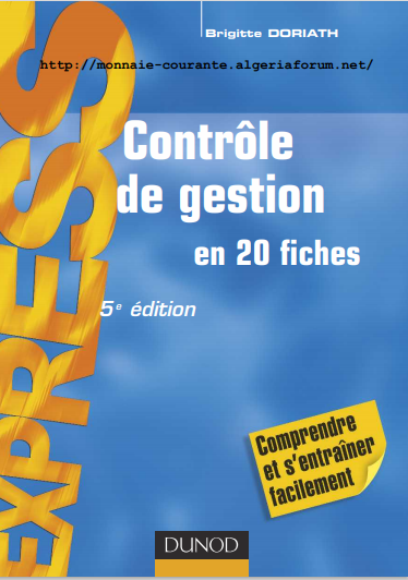 Cover of CONTROLE DE GESTION EN 20 FICHES