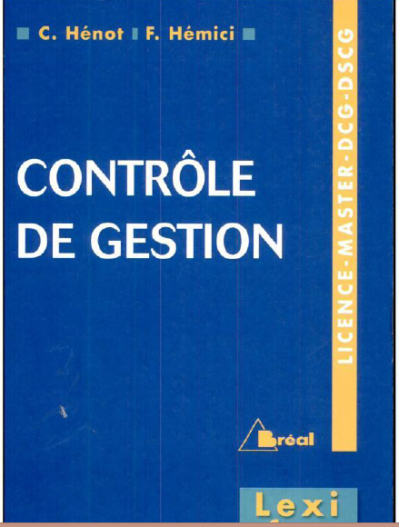 Cover of CONTROLE DE GESTION LMD
