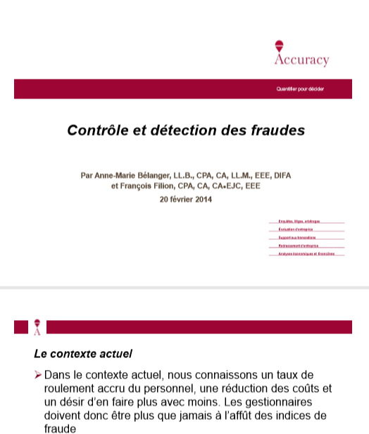 Cover of CONTROLE ET DETECTION DES FRAUDES