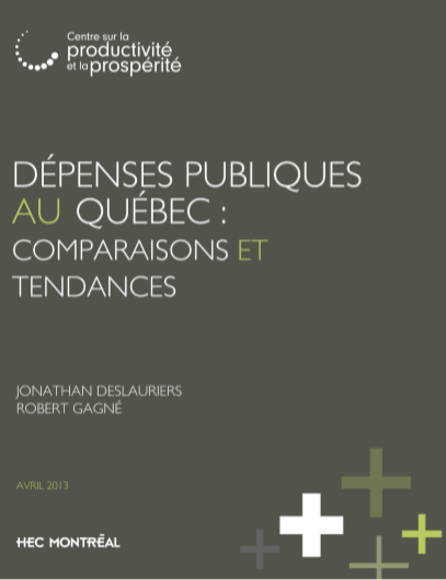 Cover of DEPENSES PUBLIQUES AU QUEBEC
