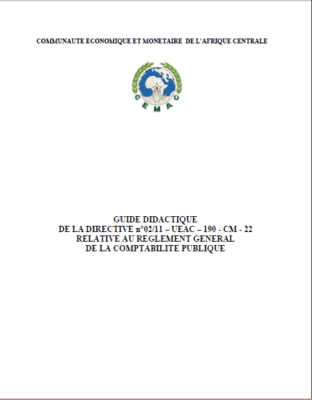Cover of DIRECTIVE CEMAC RELATIVE AU REGLEMENT GENERAL DE LA COMPTABILITE PUBLIQUE