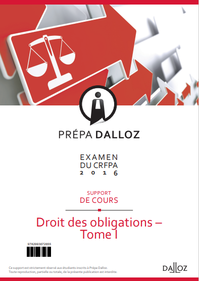 Cover of DROIT DES OBLIGATIONS TOME1
