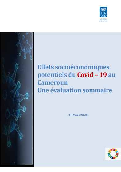 Cover of EFFETS SOCIAUX ECONOMIQUES POTENTIELS DU COVID 19 AU CAMEROUN