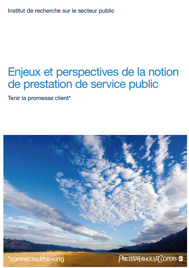 Cover of ENJEUX ET PERSPECTIVES DE LA NOTION DE PASSATION DE SERVICE