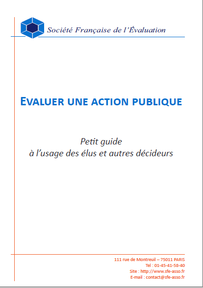 Cover of EVALUER UNE ACTION PUBLIQUE