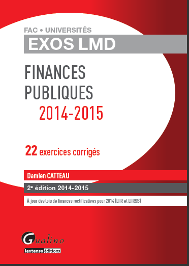 EXERCICES CORRIGES FINANCES PUBLIQUES LMD