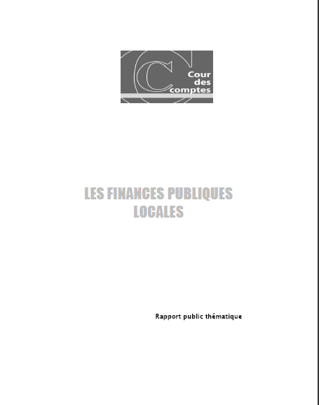 Cover of LES FINANCES PUBLIQUES LOCALES