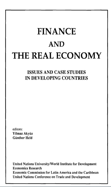 Cover of FINANCE AND THE REAN ECONOMY