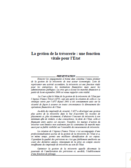 Cover of LA GESTION DE LA TRESORERIE