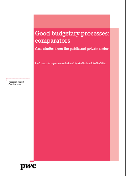 Cover of GOOD BUDGETARY PROCESSES COMPARATORS CASE STUDIES