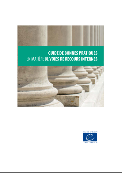 Cover of GUIDE DE BONNES PRATIQUES EN MATIERE DE VOIES DE RECOURS INTERNES
