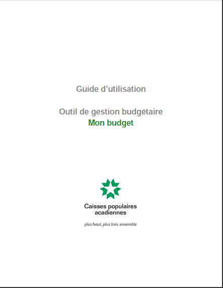 Cover of GUIDE OUTILS GESTION BUDGETAIRE