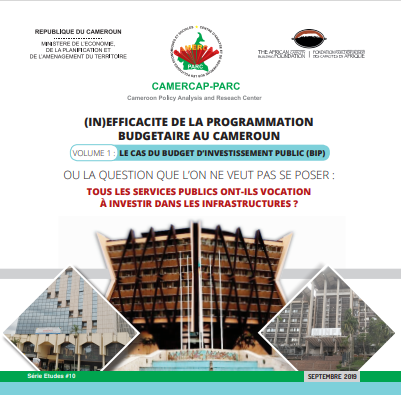 Cover of INNEFICACITE DE LA PROGRAMMATION BUDGETAIRE AU CAMEROUN