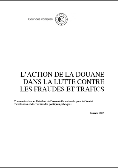 Cover of LACTION DE LA DOUANE  DANS LA LUTTE CONTRE LES FRAUDES ET LES TRAFICS