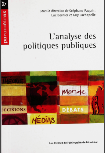 Cover of LANALYSE DES POLITIQUES PUBLIQUES P