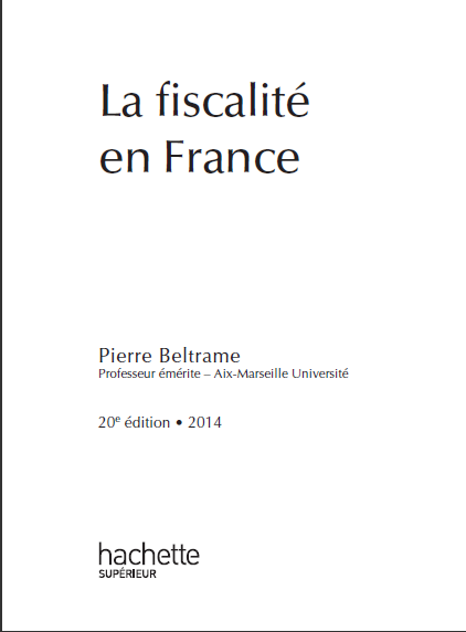 Cover of LA FISCALITE EN FRANCE