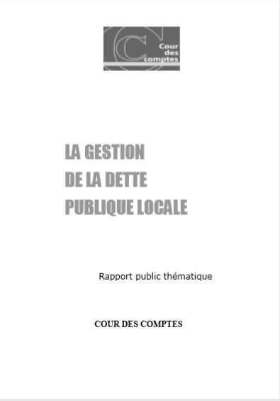 Cover of LA GESTION GESTION DE LA DETTE PUBLIQUE LOCALE