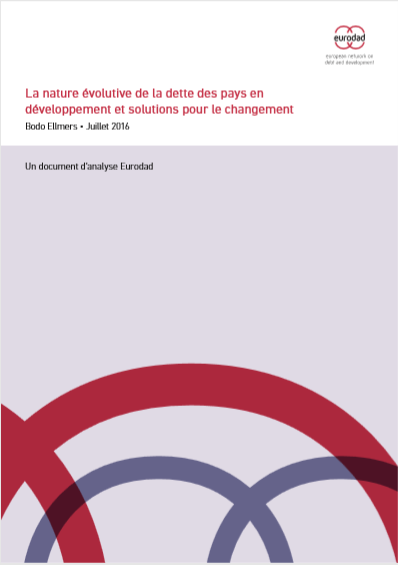 Cover of LA NATURE EVOLUTIVE DE LA DETTE DES PAYS EN DEVELOPPEMENT ET SITUATION POUR LE CHANGEMENT