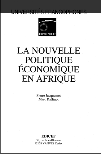 Cover of LA NOUVELLE POLITIQUE ECONOMIQUE EN AFRIQUE