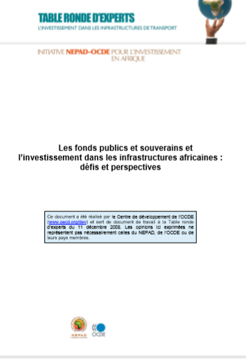 Cover of LES FONDS PUBLICS ET SOUVERAINS ET INVESTISSEMENT DANS LES INFRASTRUCTURES AFRICAINE
