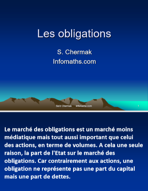 Cover of LES OBLIGATIONS