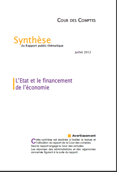 Cover of LETAT ET LE FINANCEMENT DE LECONOMIE