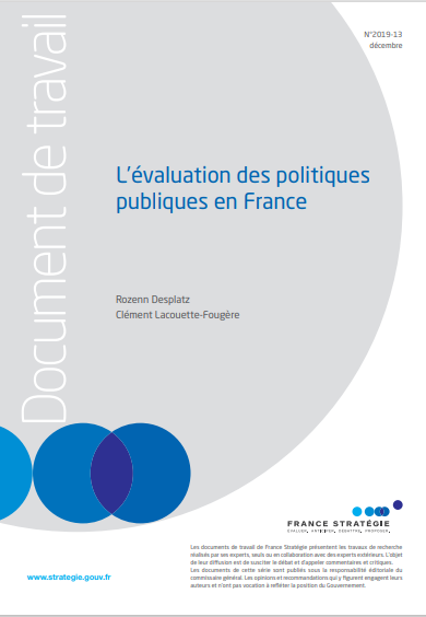 LELVALUATION DES POLITIQUES PUBLIQUES EN FRANCE