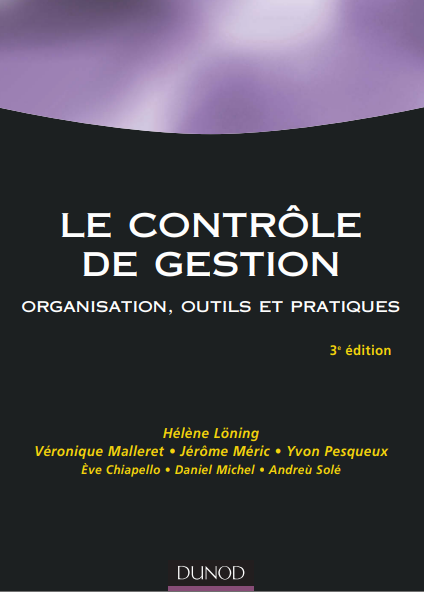 Cover of LE CONTROLE DE GESTION ORGANISATION OUTILS ET PRATIQUES
