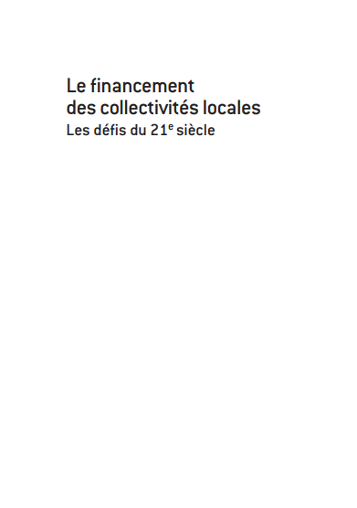 Cover of LE FINANCEMENT DES COLLECTIVITES TERRITORIALES