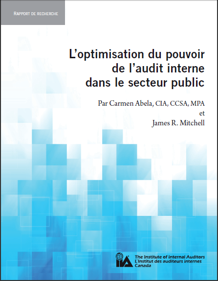 Cover of LOPTIMISATION DU POUVOIR DE LAUDIT INTERNE DANS LE SECTEUR PUBLIC