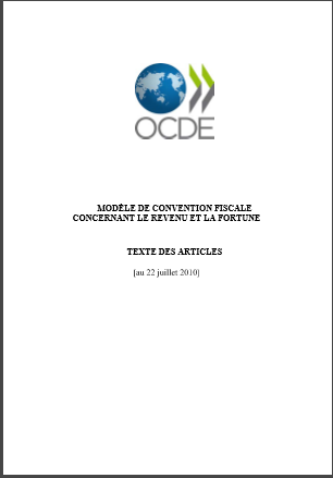 Cover of MODELE DE CONVENTION FISCALE