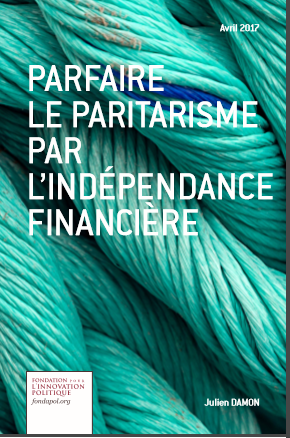 Cover of PARFAIRE LE PARITARISME PAR LINDEPENDANCE FINANCIERE