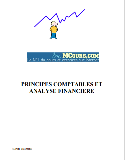 Cover of PRINCIPES COMPTABLES ET ANALYSE FINANCIERE