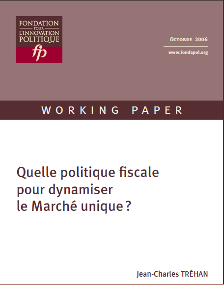 Cover of QUELLE POLITIQUE FISCALE POUR DYNAMISER LE MARCHE UNIQUE