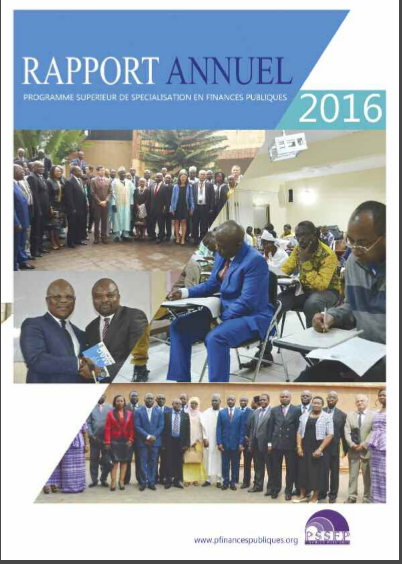 Cover of RAPPORT ANNUEL PSSFP 2016