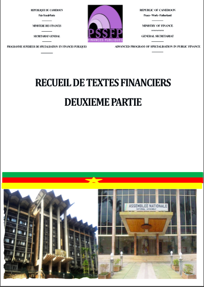 Cover of RECEUIL DE TEXTES FINANCIERS DEUXIEME PARTIE