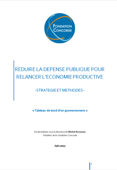 Cover of REDUIRE LA DEPENSE PUBLIQUE POUR RELANCER LECONOMIE PRODUCTIVE