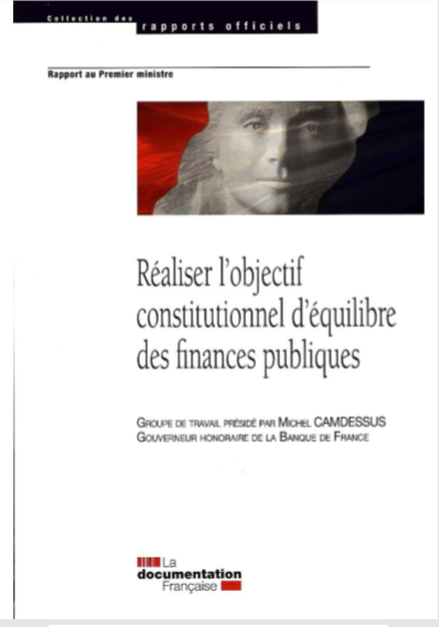 Cover of REALISER LOGBJECTIF CONSTITUTIONNEL DEQUILIBRE DES FINANCES PUBLIQUES