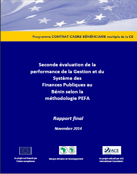 Cover of PERFORMANCE DE LA GESTION ET DU SYSTEME FINANCES PUBLIQUES BENIN PEFA