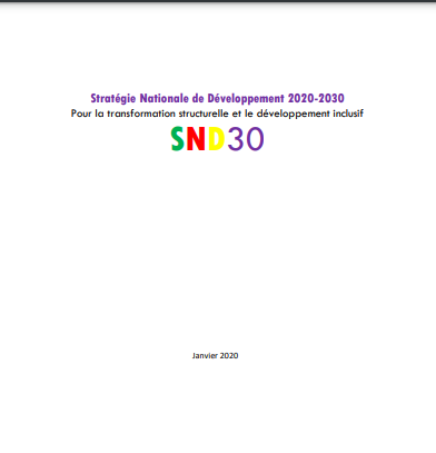 STRATEGIE NATIONALE DE DEVELOPPEMENT 2020 2030