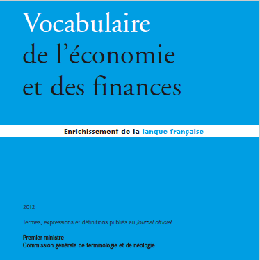 Cover of VOCABULAIRE DE LECONOMIE ET DES FINANCES