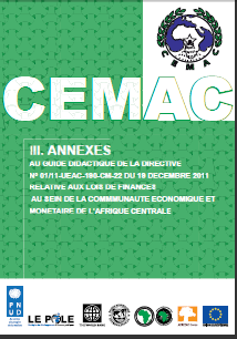 Cover of ANNEXE AU GUIDE DIDACTIQUE DE LA DIRECTIVE CEMAC