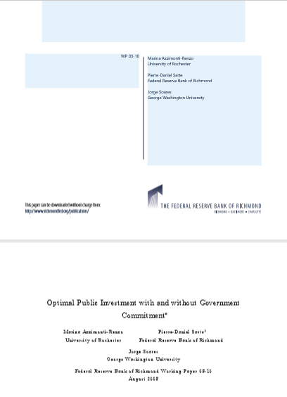 Cover of OPTIMAL PUBLIC INVESTMENT